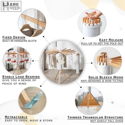 Foldable Clothes Drying Rack
